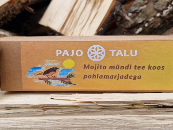 Mojito mündi tee koos pohlamarjadega