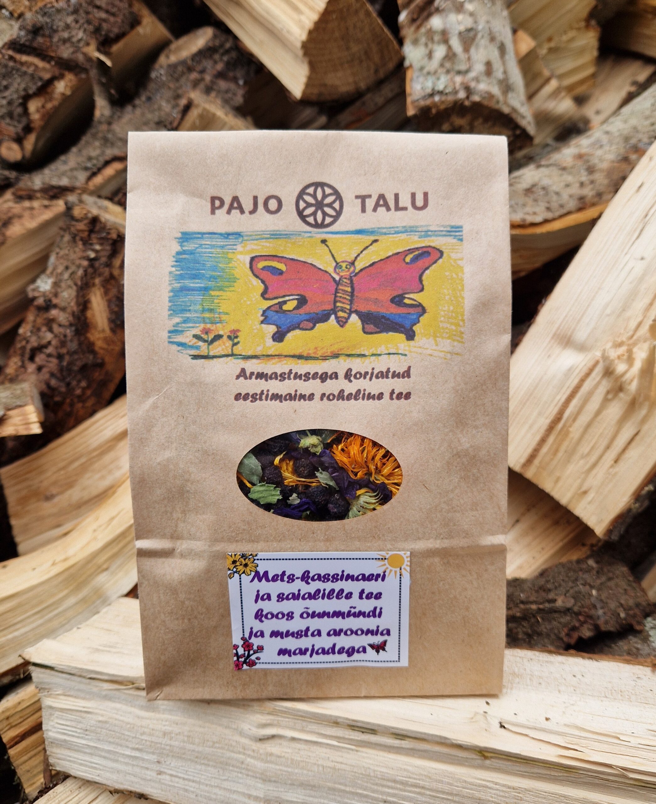 Mets-kassinaeri ja saialille tee koos õunmündi ja musta aroonia marjadega 50g