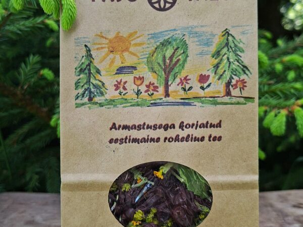 Nurmenukuõie-vahtraõie-kaselehe tee koos kuremarjadega 30g
